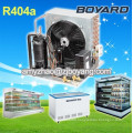 R22 hermetic refrigeration compressor condensing unit spare parts for showcase